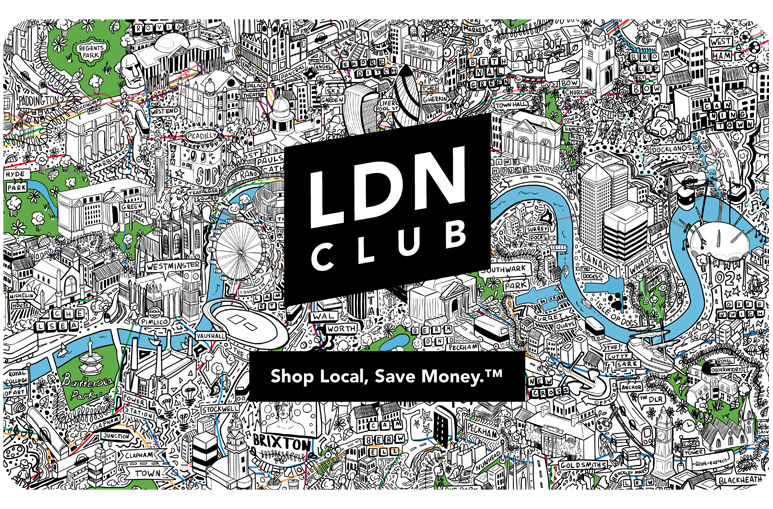 Discover and explore London's best independents with the LDN Club card